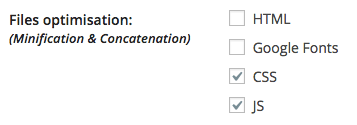 WordPress static file optimization WP-Rocket
