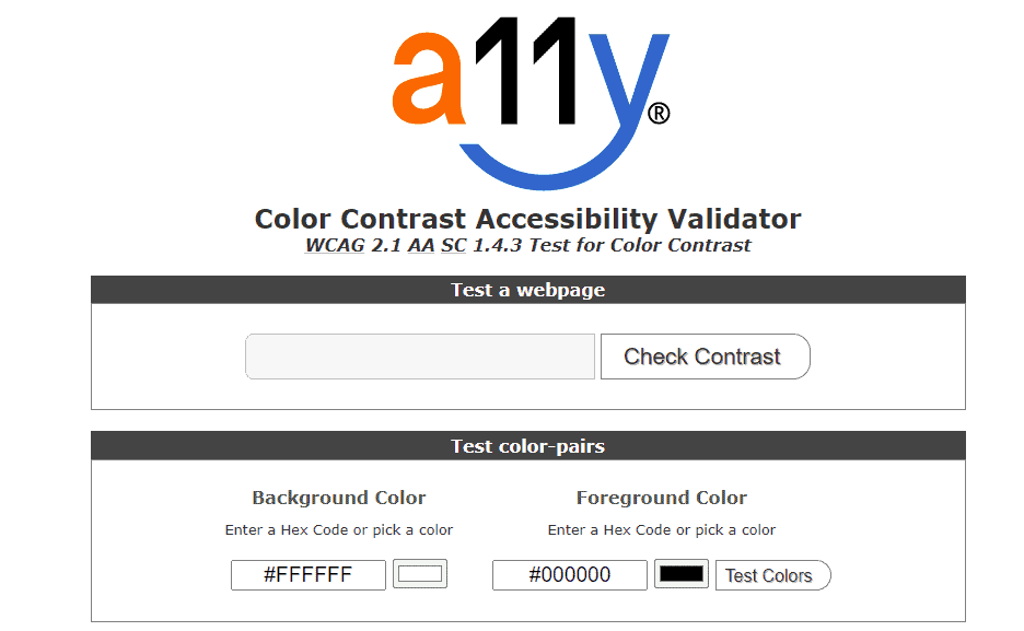 Accessibility viewer a11y