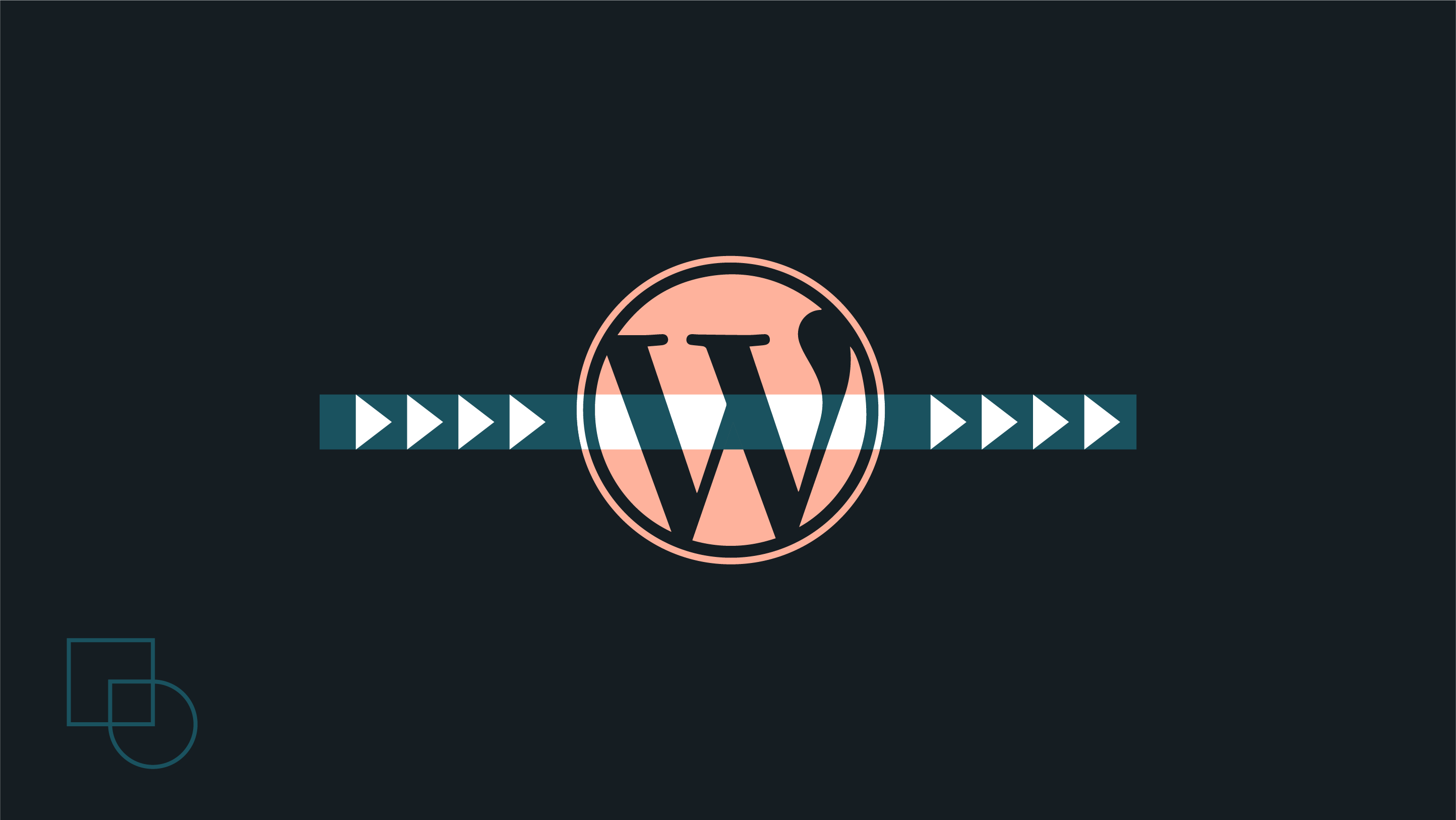 feature graphic representing a faster wordpress site speed