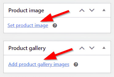 Adding product images in WooCommerce.