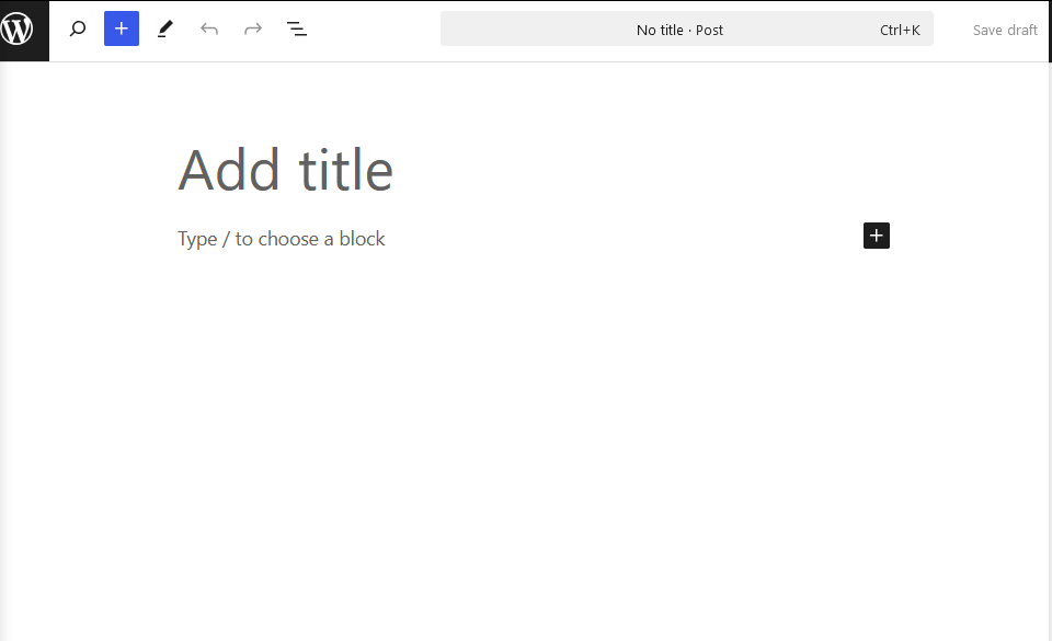 The WordPress Block Editor