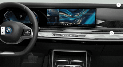 360-degree product viewing experience while customizing a BMW car’s interior