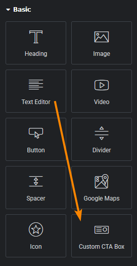 Accessing a custom Elementor widget