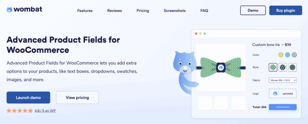 Advanced Product Fields by Studio Wombat