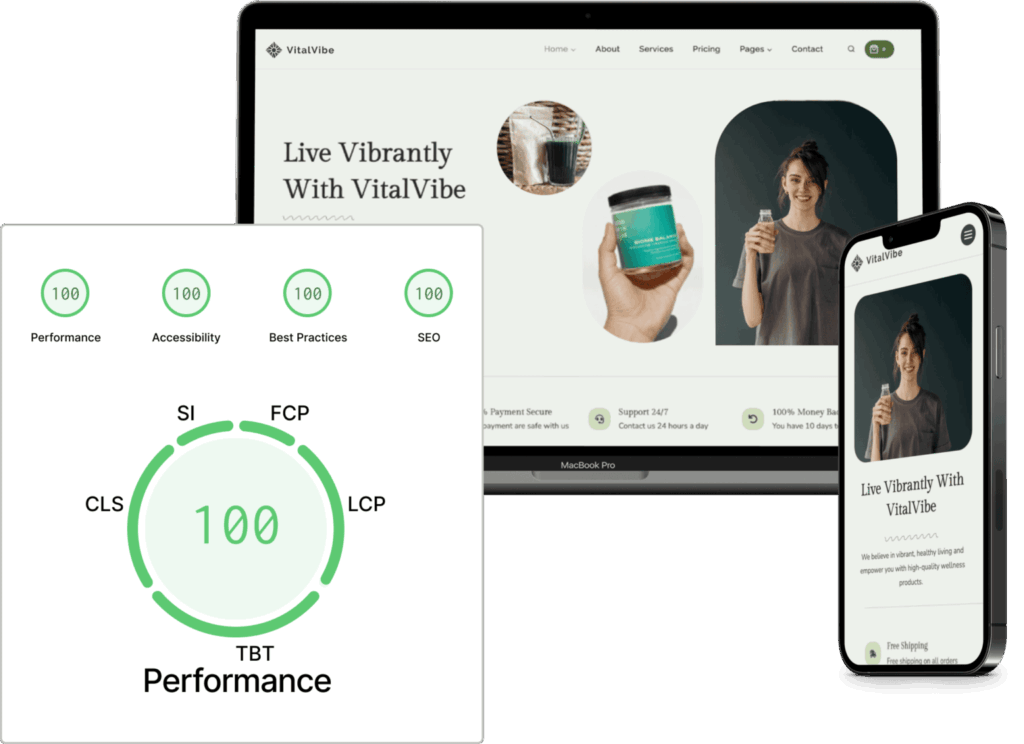 The Kadence theme, optimized for performance | Source: Kadence WP
