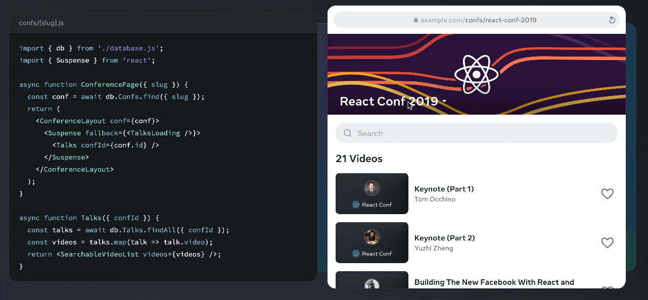 JSX in action