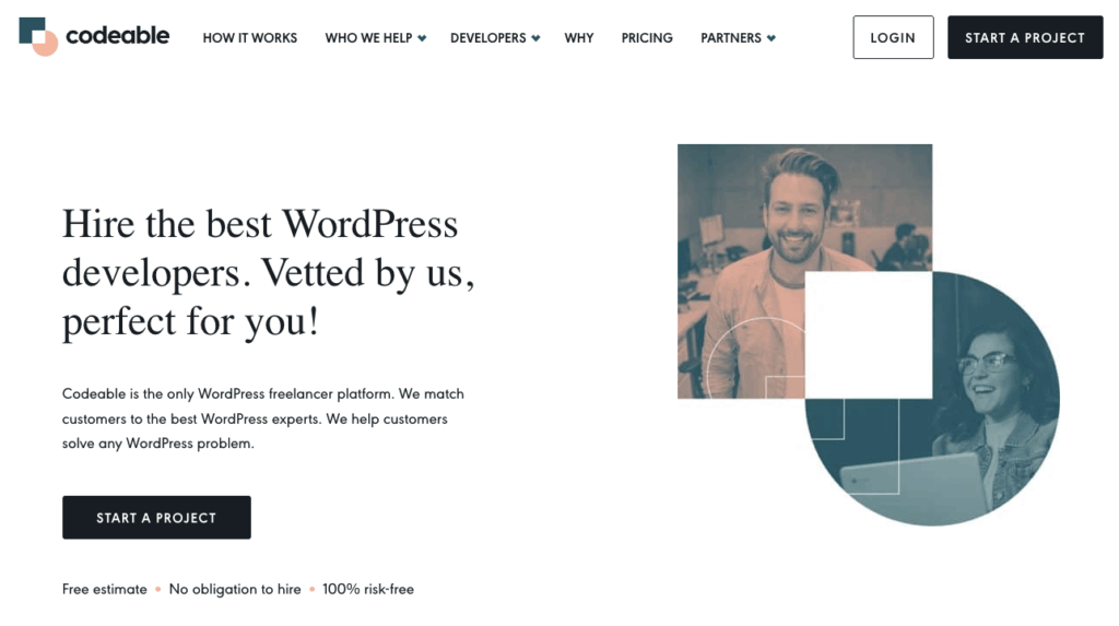 Codeable – Expert WordPress developer hiring platform