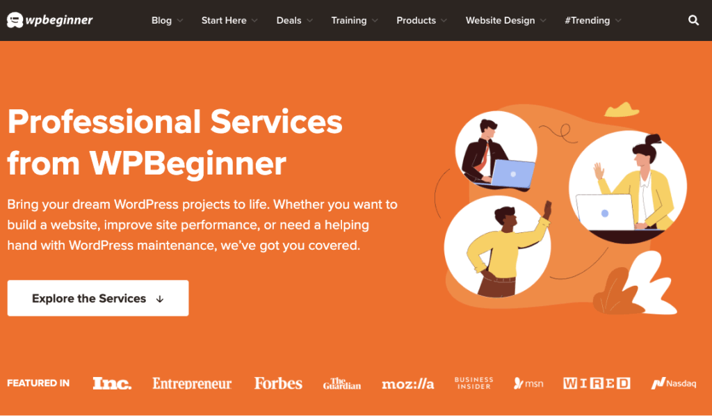 WPBeginner Pro Services