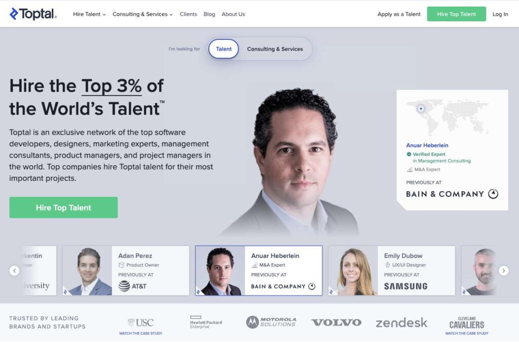 Toptal – Premium marketplace for technical talent