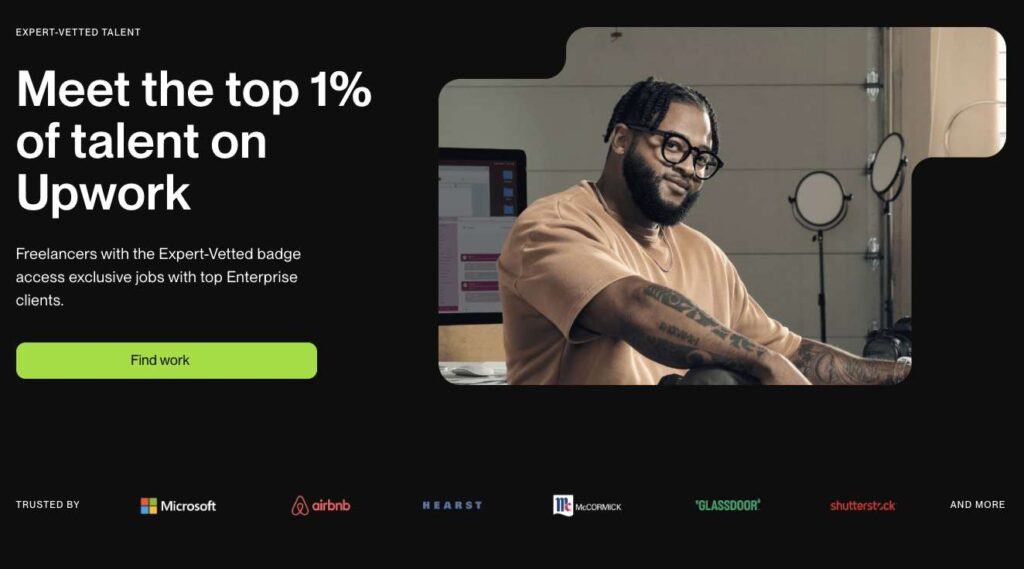Upwork Expert-Vetted program