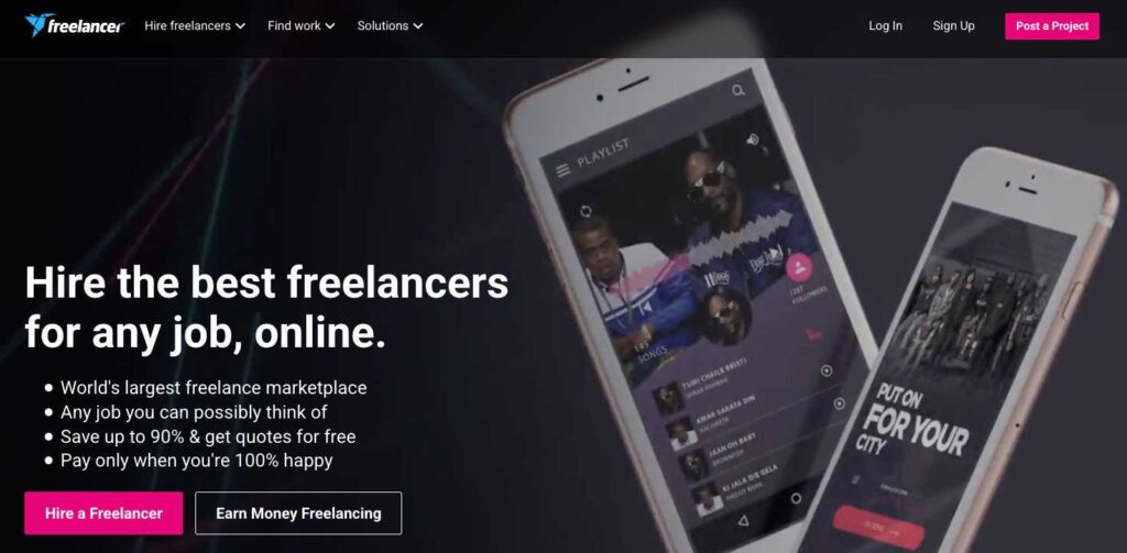 Freelancer.com – Open marketplace for hiring WordPress developers