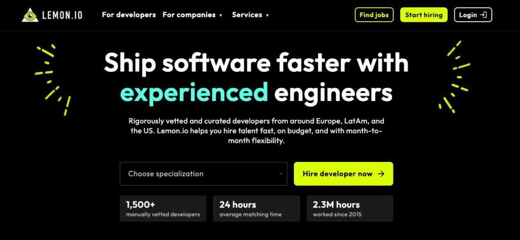 Lemon.io – Concierge WordPress developer matching platform for advanced projects