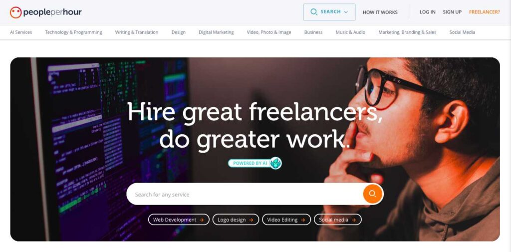 PeoplePerHour – UK-based WordPress developer marketplace