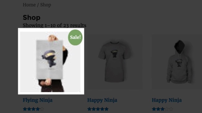 WooCommerce blurry image